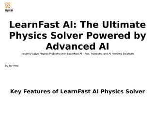 Screenshot sito: LearnFast AI