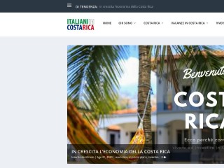 Screenshot sito: Italiacostarica.com