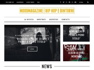 Screenshot sito: MoodMagazine