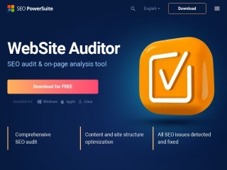 Screenshot sito: WebSite Auditor