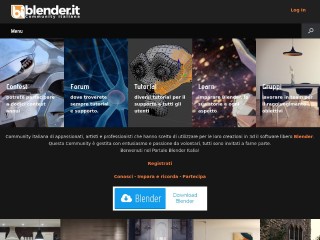 Screenshot sito: Blender.it