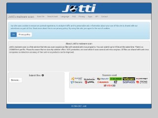 Scanner malware di Jotti