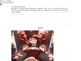 AI Anime Generator