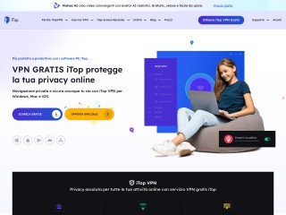 Screenshot sito: iTop VPN