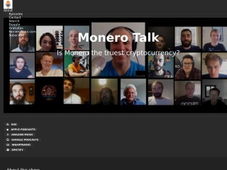 Screenshot sito: Monero Talk