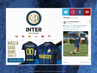 Screenshot sito: Inter