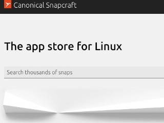 Screenshot sito: Snapcraft