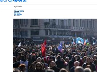 Screenshot sito: Euronews