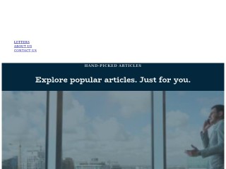 Screenshot sito: Templatesbox newsletter
