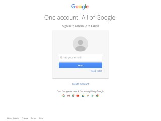 Screenshot sito: Google Gmail