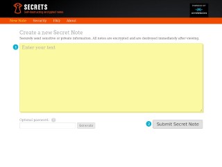 Screenshot sito: Secrets by X Mission