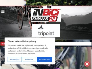 Screenshot sito: InBici