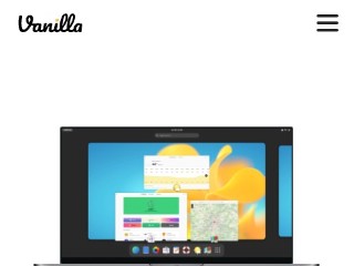 Screenshot sito: Vanilla OS