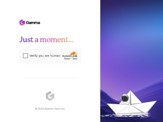 Screenshot sito: Gamma