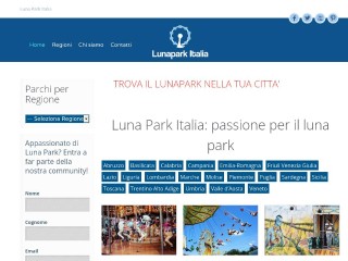 Screenshot sito: Lunaparkitalia.org