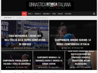 Screenshot sito: Ginnastica Ritmica Italiana