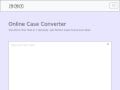 Screenshot sito: Case Convert Online