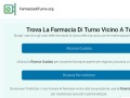 Screenshot sito: FarmaciadiTurno.org