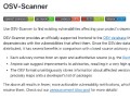 Screenshot sito: OSV-Scanner