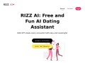 Screenshot sito: RIZZ AI